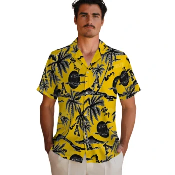 appalachian state mountaineers palm sunset hawaiian shirts fashion forward