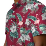 Arizona Cardinals Hawaiian Shirt – Flamingo and Hibiscus