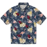 Arizona Cardinals Hawaiian Shirt – Flamingo Hibiscus