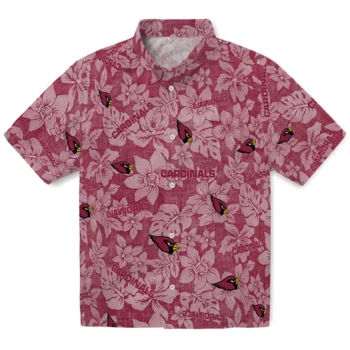 arizona cardinals hibiscus oasis red hawaiian shirts best selling