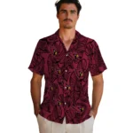 Arizona Cardinals Hawaiian Shirt – Leaf Outline