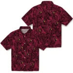 Arizona Cardinals Hawaiian Shirt – Leaf Outline