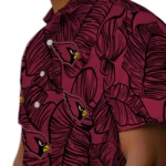 Arizona Cardinals Hawaiian Shirt – Leaf Outline