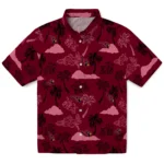 Arizona Cardinals Hawaiian Shirt – Palm And Clouds