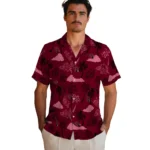 Arizona Cardinals Hawaiian Shirt – Palm And Clouds