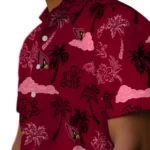 Arizona Cardinals Hawaiian Shirt – Palm And Clouds