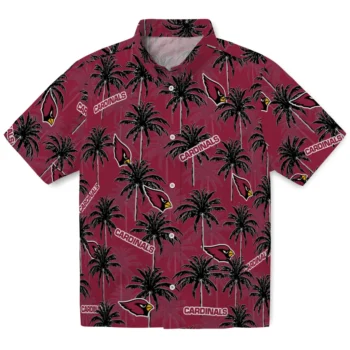 arizona cardinals palm grove red hawaiian shirts best selling