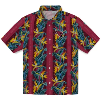 arizona cardinals paradise vines red hawaiian shirts best selling