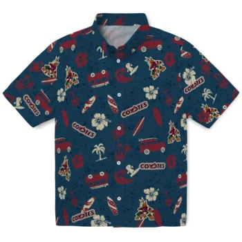 arizona coyotes beach vibe navy hawaiian shirts best selling