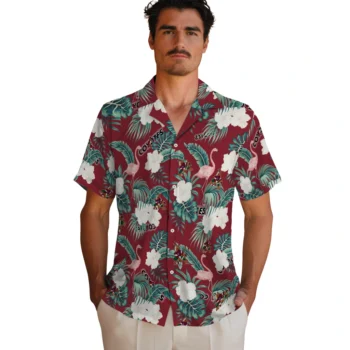 arizona coyotes flamingo palms red hawaiian shirts fashion forward