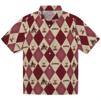 arizona coyotes balloon plaid red hawaiian shirts best selling