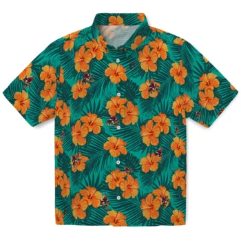 arizona coyotes hibiscus escape green hawaiian shirts best selling