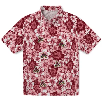 arizona coyotes hibiscus blooms red hawaiian shirts best selling