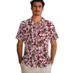 Arizona Coyotes Hawaiian Shirt – Hibiscus Motif