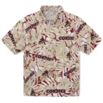 Arizona Coyotes Hawaiian Shirt – Hibiscus Overlay