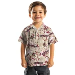 Arizona Coyotes Hawaiian Shirt – Hibiscus Overlay