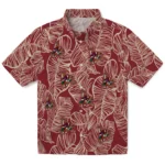 Arizona Coyotes Hawaiian Shirt – Leaf Outline