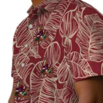 Arizona Coyotes Hawaiian Shirt – Leaf Outline