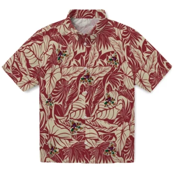 arizona coyotes monstera layer red hawaiian shirts best selling