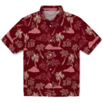 Arizona Coyotes Hawaiian Shirt – Palm And Clouds