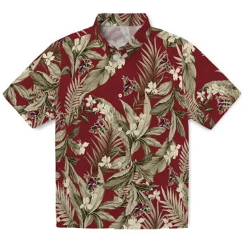 arizona coyotes palm leaves red hawaiian shirts best selling