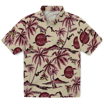 arizona coyotes palm sunset hawaiian shirts best selling