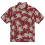 Arizona Coyotes Hawaiian Shirt – Palm Tree Motif