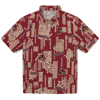 arizona coyotes turtle lines red hawaiian shirts best selling