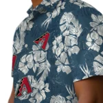 Arizona Diamondbacks Hawaiian Shirt – Hibiscus Flowers