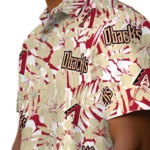 Arizona Diamondbacks Hawaiian Shirt – Hibiscus Overlay