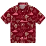 Arizona Diamondbacks Hawaiian Shirt – Palm And Clouds
