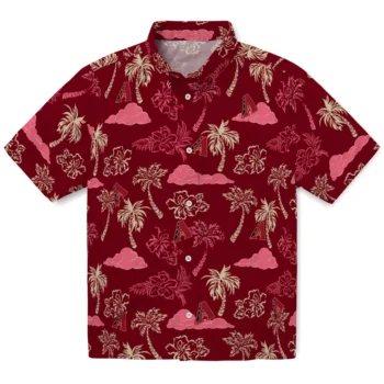 arizona diamondbacks palm and clouds red hawaiian shirts best selling