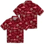 Arizona Diamondbacks Hawaiian Shirt – Palm And Clouds