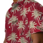 Arizona Diamondbacks Hawaiian Shirt – Palm Tree Motif
