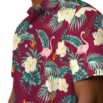 Arizona State Sun Devils Hawaiian Shirt – Flamingo and Hibiscus