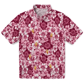arizona state sun devils hibiscus blooms maroon hawaiian shirts best selling
