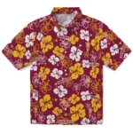 Arizona State Sun Devils Hawaiian Shirt – Hibiscus Flower Design