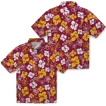 Arizona State Sun Devils Hawaiian Shirt – Hibiscus Flower Design