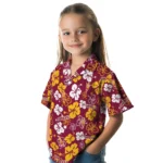 Arizona State Sun Devils Hawaiian Shirt – Hibiscus Flower Design