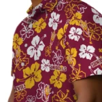 Arizona State Sun Devils Hawaiian Shirt – Hibiscus Flower Design