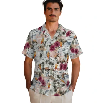 arizona state sun devils hibiscus seaside white hawaiian shirts fashion forward