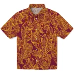 Arizona State Sun Devils Hawaiian Shirt – Leaf Outline