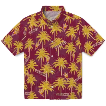 arizona state sun devils palm grove maroon hawaiian shirts best selling