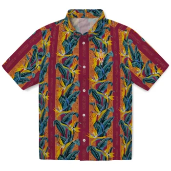 arizona state sun devils paradise vines maroon hawaiian shirts best selling