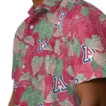 Arizona Wildcats Hawaiian Shirt – Anthurium Overlay
