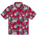 Arizona Wildcats Hawaiian Shirt – Flamingo and Hibiscus