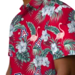Arizona Wildcats Hawaiian Shirt – Flamingo and Hibiscus