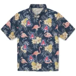 Arizona Wildcats Hawaiian Shirt – Flamingo Hibiscus