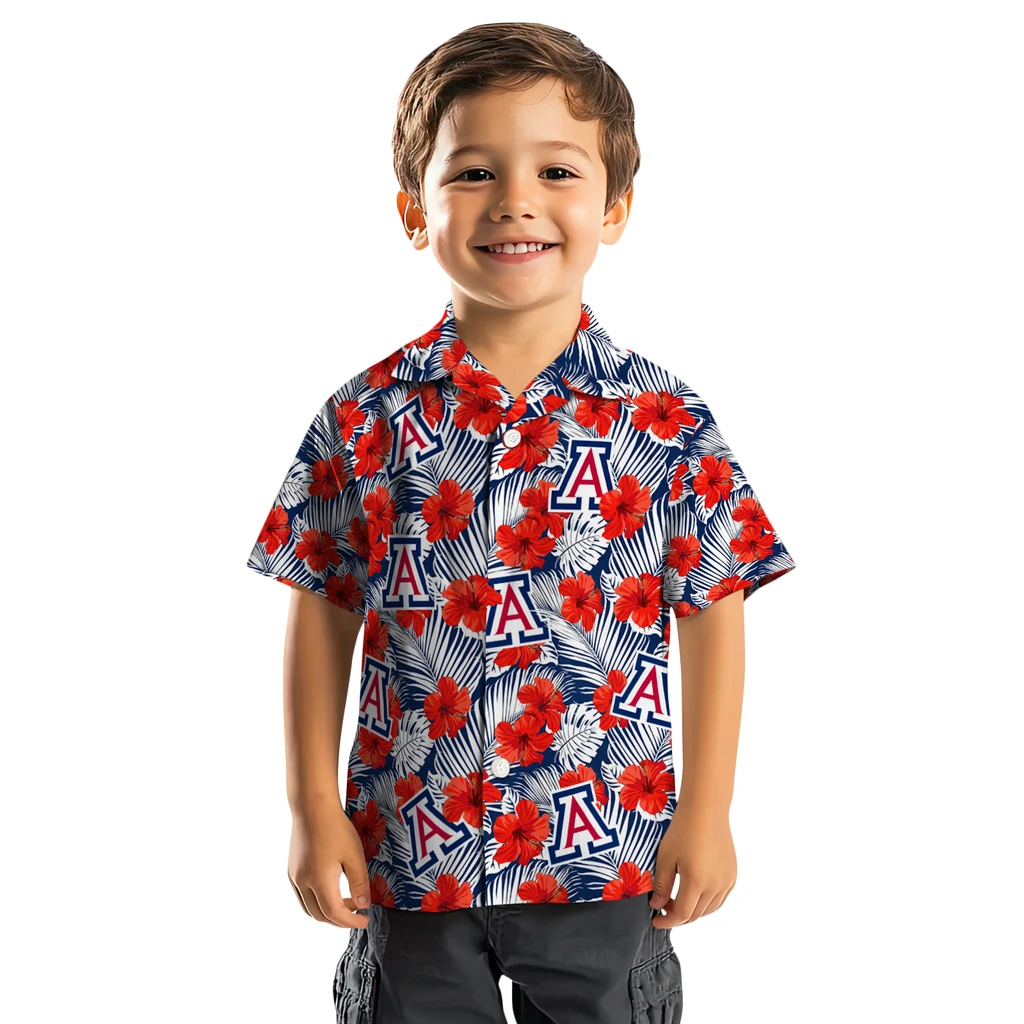 Arizona Wildcats Hawaiian Shirt - Hibiscus Fiesta arizona wildcats hibiscus fiesta red royal blue hawaiian shirts top rated
