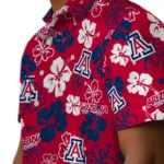 Arizona Wildcats Hawaiian Shirt – Hibiscus Flower Design